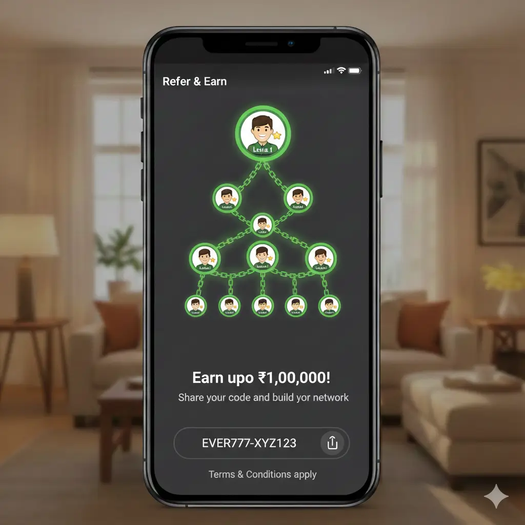 Rani Slots Refer and Earn program